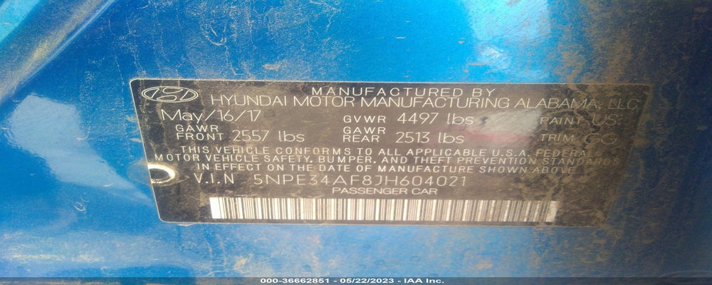 5NPE34AF8JH604021 2018 HYUNDAI SONATA photo no. 9