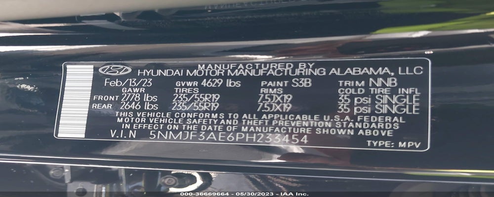 5NMJF3AE6PH233454 2023 HYUNDAI TUCSON photo no. 9