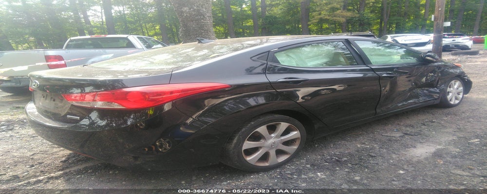 5NPDH4AEXCH093452 2012 HYUNDAI ELANTRA photo no. 4