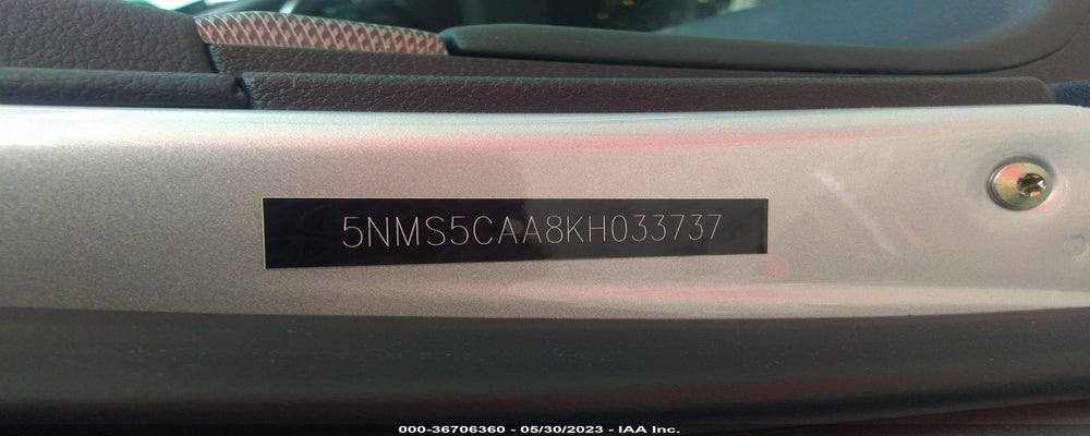 5NMS5CAA8KH033737 2019 HYUNDAI SANTA FE photo no. 9