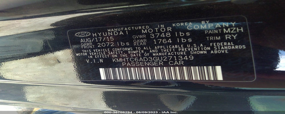 KMHTC6AD3G4271349 2016 HYUNDAI VELOSTER photo no. 9