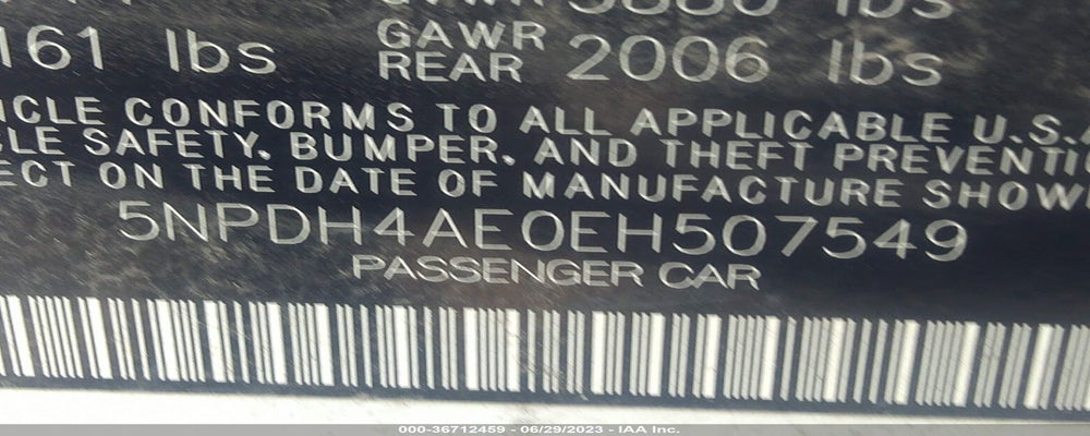 5NPDH4AE0EH507549 2014 HYUNDAI ELANTRA photo no. 9