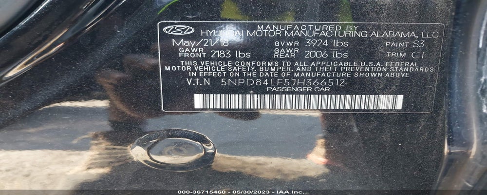 5NPD84LF5JH366512 2018 HYUNDAI ELANTRA photo no. 9