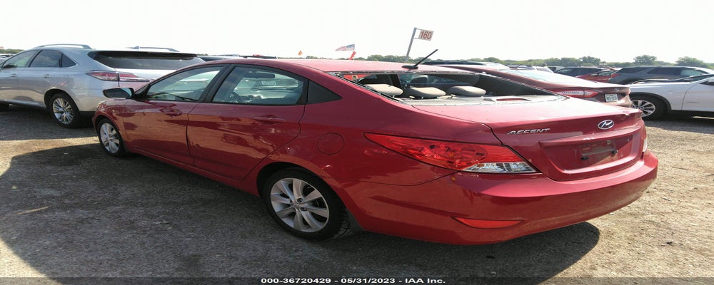 KMHCU4AE3DU438413 2013 HYUNDAI ACCENT photo no. 3