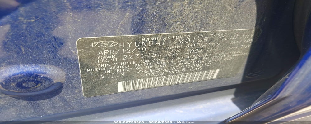 KMHH55LC6KU109013 2019 HYUNDAI ELANTRA GT photo no. 9