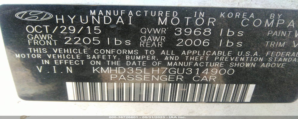 KMHD35LH7GU314900 2016 HYUNDAI ELANTRA GT photo no. 9