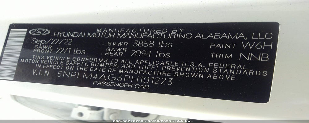 5NPLM4AG6PH101223 2023 HYUNDAI ELANTRA photo no. 9