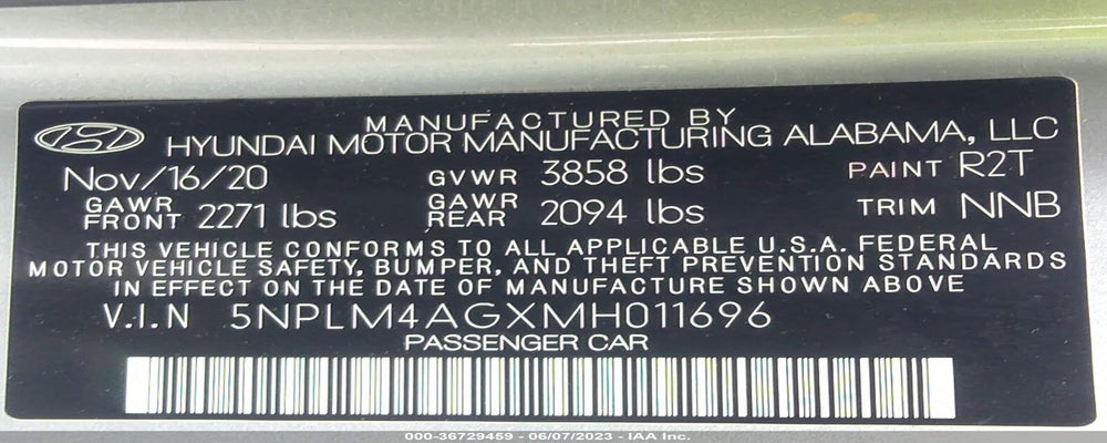 5NPLM4AGXMH011696 2021 HYUNDAI ELANTRA photo no. 9