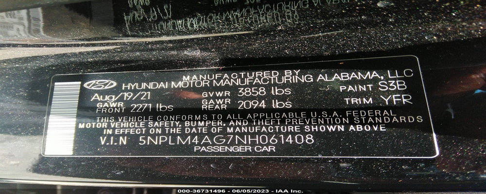 5NPLM4AG7NH061408 2022 HYUNDAI ELANTRA photo no. 9
