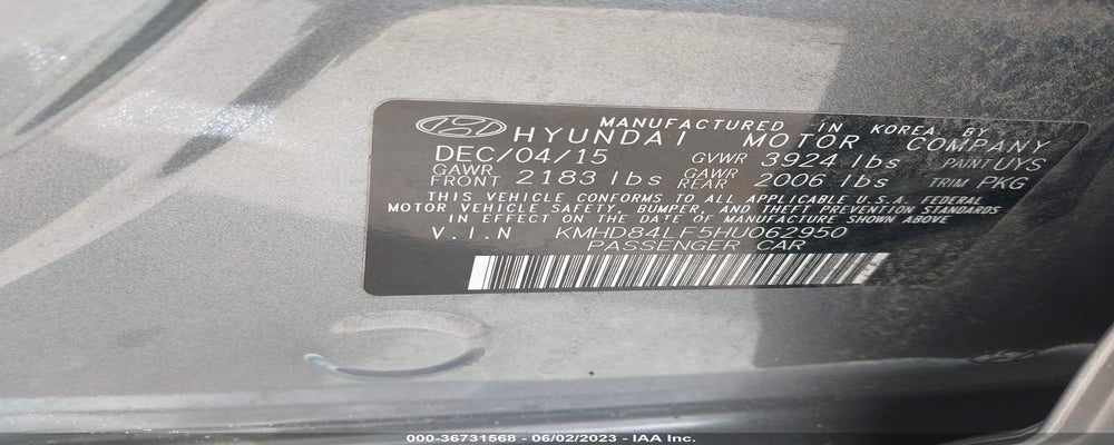 KMHD84LF5HU062950 2017 HYUNDAI ELANTRA photo no. 9