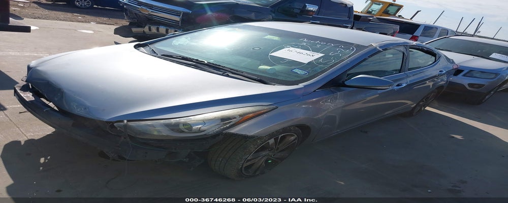 5NPDH4AEXGH750742 2016 HYUNDAI ELANTRA photo no. 2