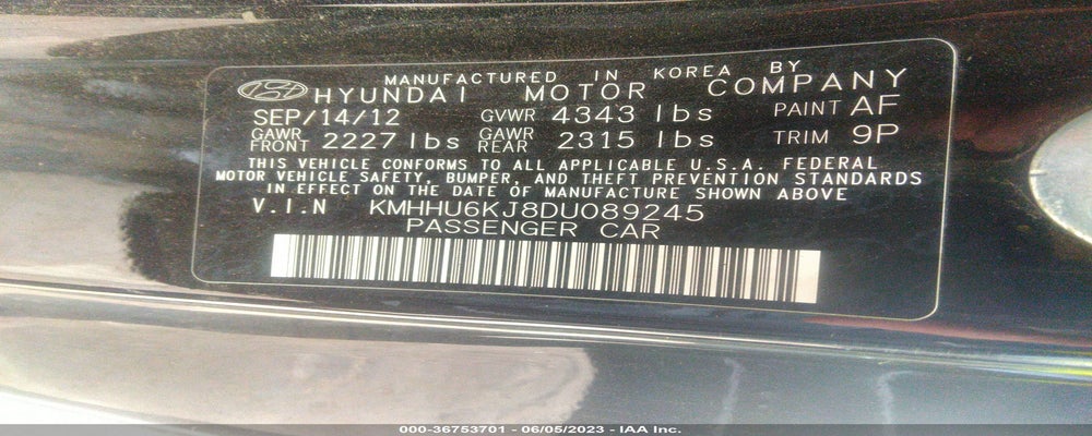 KMHHU6KJ8DU089245 2013 HYUNDAI GENESIS COUPE photo no. 9