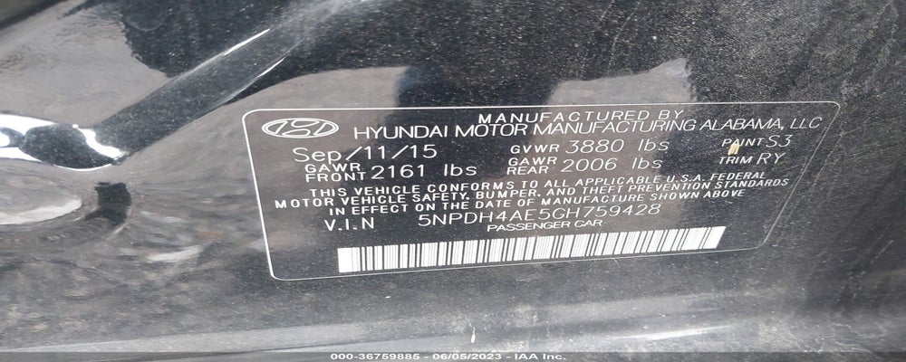 5NPDH4AE5GH759428 2016 HYUNDAI ELANTRA photo no. 9