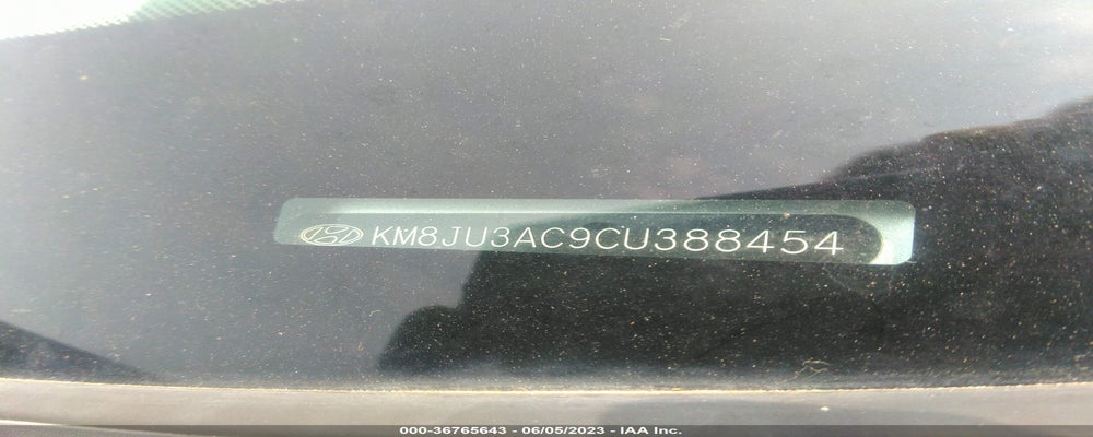KM8JU3AC9CU388454 2012 HYUNDAI TUCSON photo no. 9