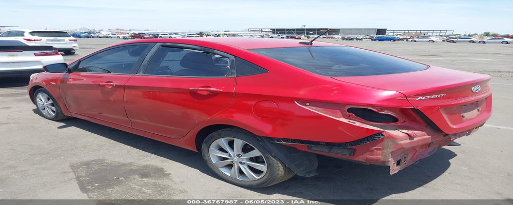 KMHCU4AEXDU433001 2013 HYUNDAI ACCENT photo no. 3