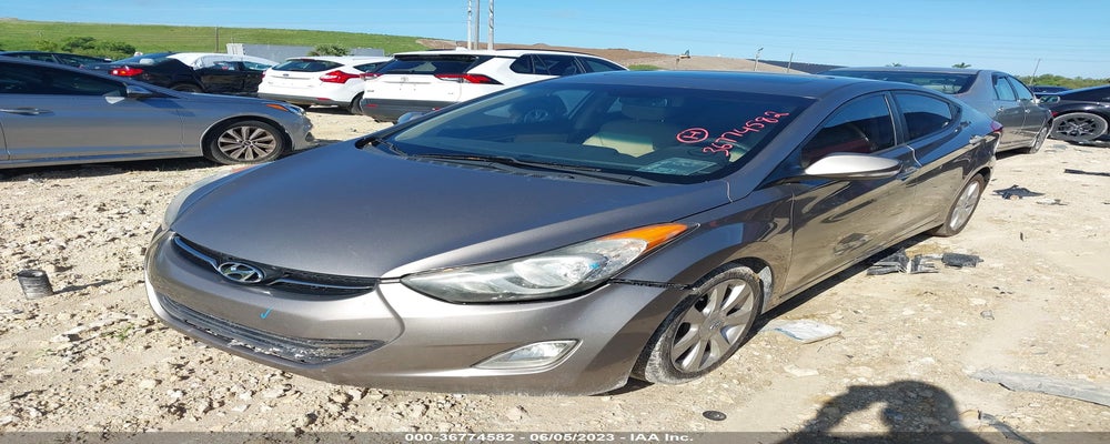 5NPDH4AEXCH148871 2012 HYUNDAI ELANTRA photo no. 2