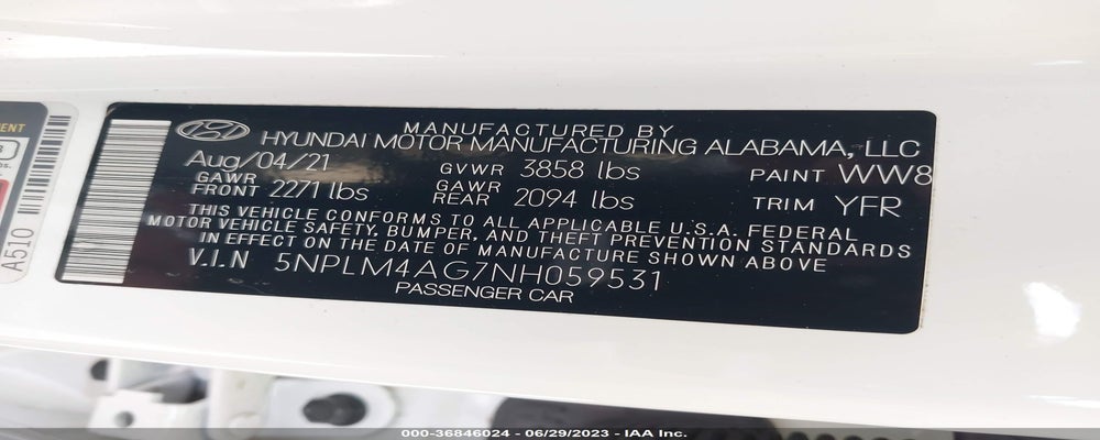 5NPLM4AG7NH059531 2022 HYUNDAI ELANTRA photo no. 9