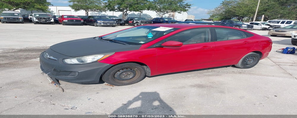 KMHCT4AE2EU636713 2014 HYUNDAI ACCENT photo no. 2