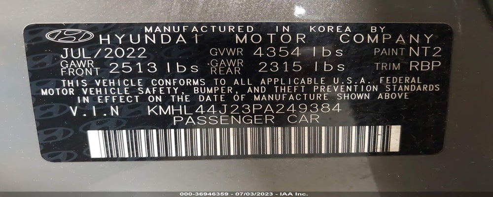 KMHL44J23PA249384 2023 HYUNDAI SONATA photo no. 9