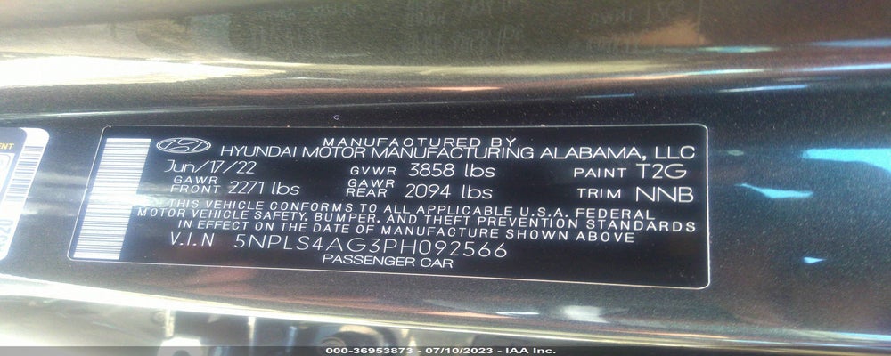 5NPLS4AG3PH092566 2023 HYUNDAI ELANTRA photo no. 9