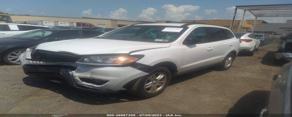 5XYZGDAB5CG099956 2012 HYUNDAI SANTA FE photo no. 2