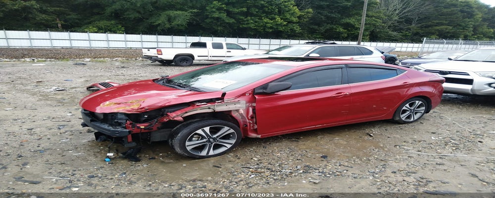 KMHDH4AH7EU155906 2014 HYUNDAI ELANTRA photo no. 2