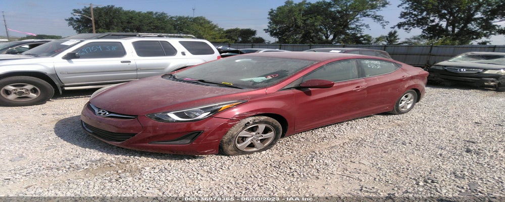 5NPDH4AE8EH536412 2014 HYUNDAI ELANTRA photo no. 2