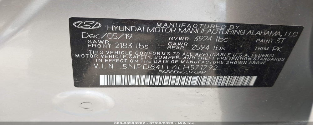 5NPD84LF6LH571792 2020 HYUNDAI ELANTRA photo no. 9