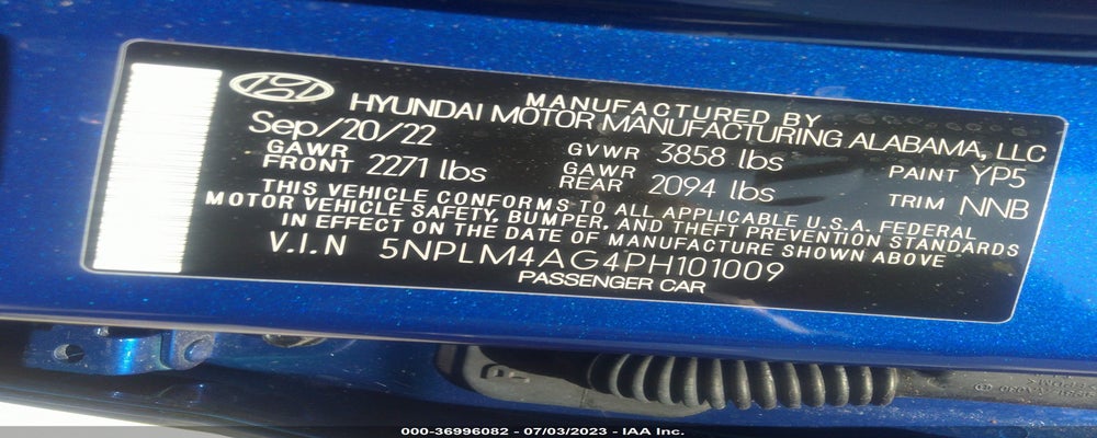 5NPLM4AG4PH101009 2023 HYUNDAI ELANTRA photo no. 9