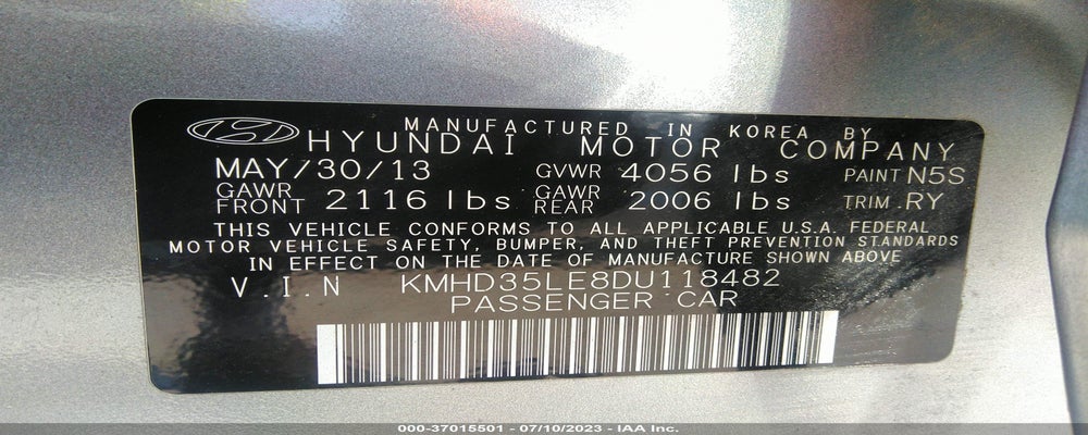 KMHD35LE8DU118482 2013 HYUNDAI ELANTRA GT photo no. 9