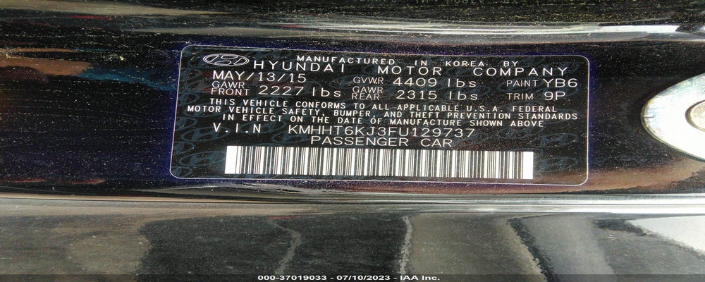 KMHHT6KJ3FU129737 2015 HYUNDAI GENESIS COUPE photo no. 9