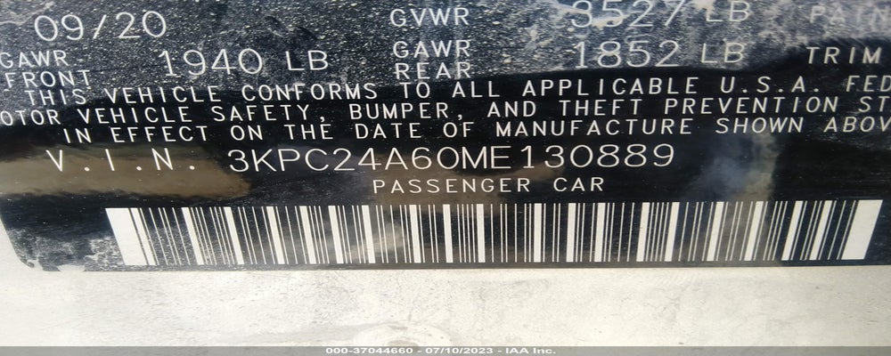 3KPC24A60ME130889 2021 HYUNDAI ACCENT photo no. 9