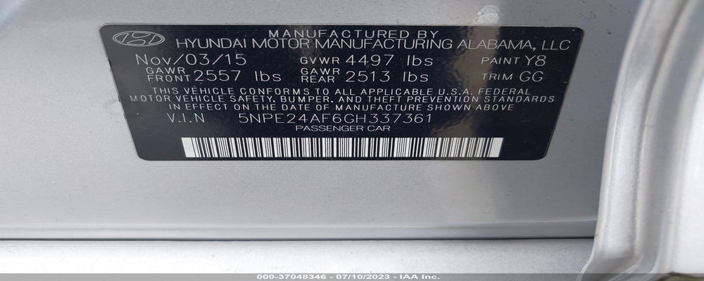 5NPE24AF6G8337361 2016 HYUNDAI SONATA photo no. 9