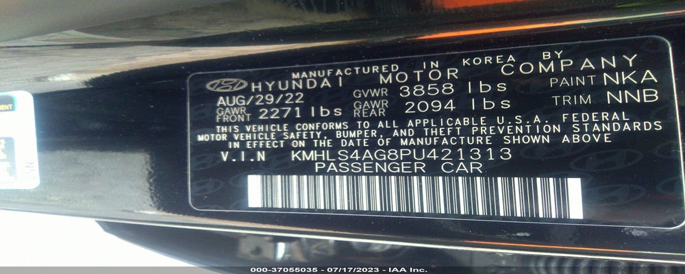 KMHLS4AG8PU421313 2023 HYUNDAI ELANTRA photo no. 9