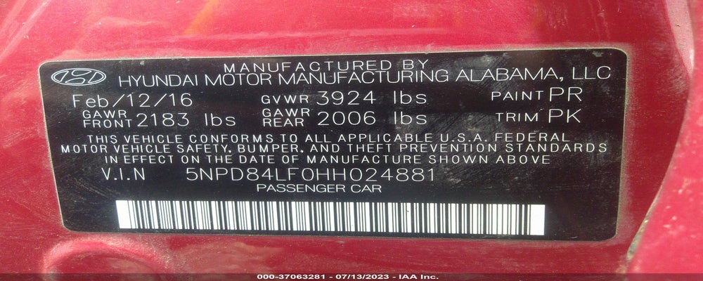 5NPD84LF0HH024881 2017 HYUNDAI ELANTRA photo no. 9