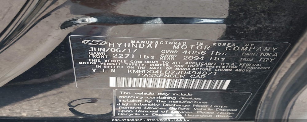 KMHD04LB7JU494871 2018 HYUNDAI ELANTRA photo no. 9