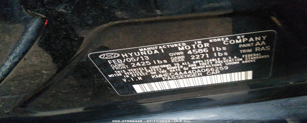 KMHEC4A44DA066259 2013 HYUNDAI SONATA HYBRID photo no. 9