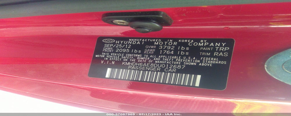 KMHDH6AE8DU012687 2013 HYUNDAI ELANTRA COUPE photo no. 9