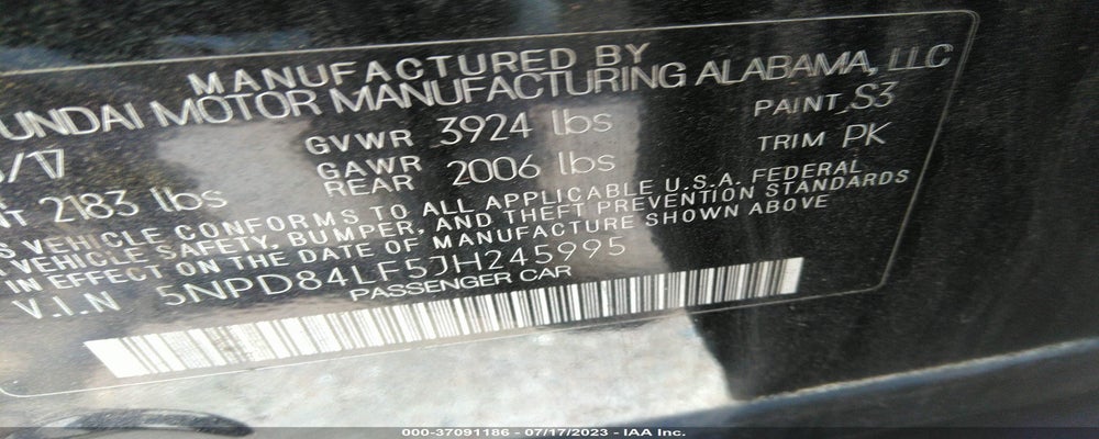 5NPD84LF5JH245995 2018 HYUNDAI ELANTRA photo no. 9