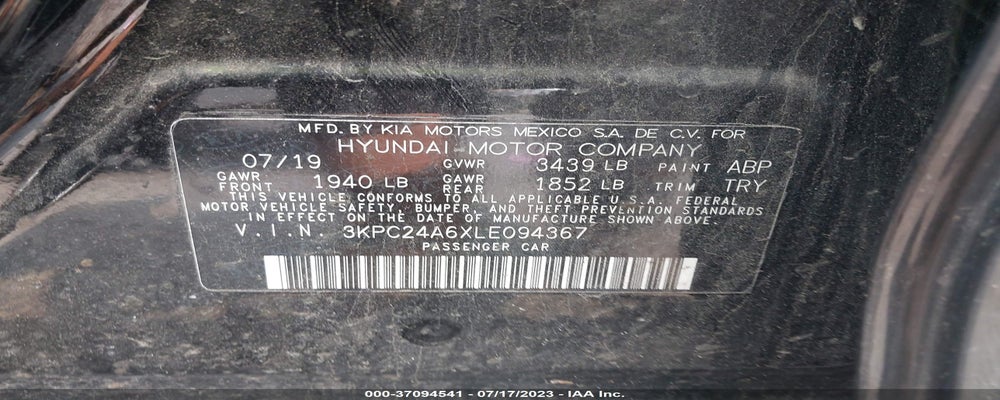 3KPC24A6XLE094367 2020 HYUNDAI ACCENT photo no. 9