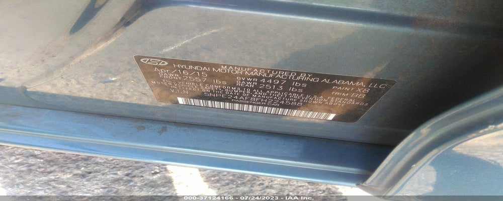 5NPE24AF8FH224588 2015 HYUNDAI SONATA photo no. 9