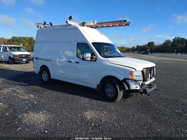 2020 Nissan Nv Cargo Nv2500 Hd