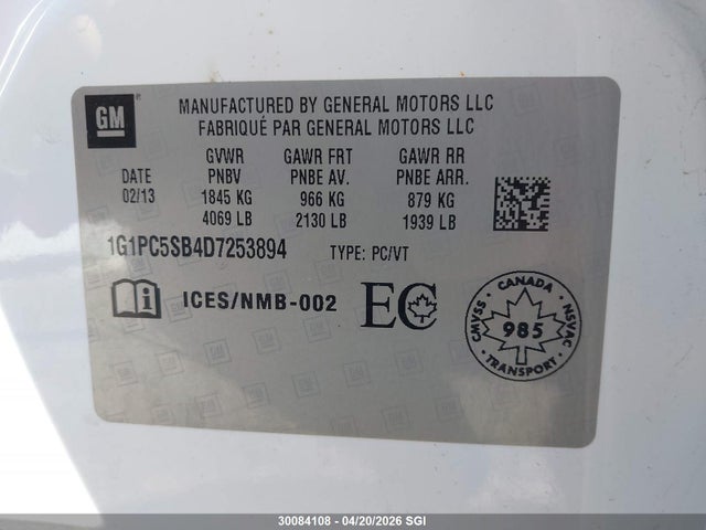 CHEVROLET CRUZE LT - 9