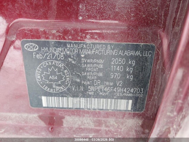 HYUNDAI SONATA GLS - 9