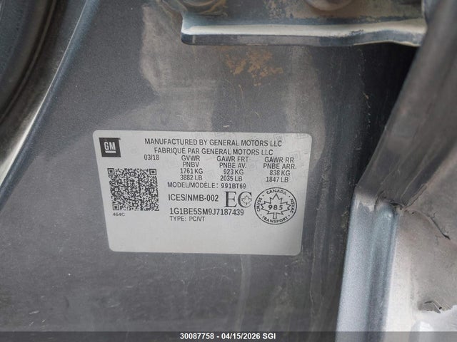 CHEVROLET CRUZE LT - 9