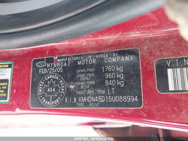 HYUNDAI ELANTRA GLS/GT - 9