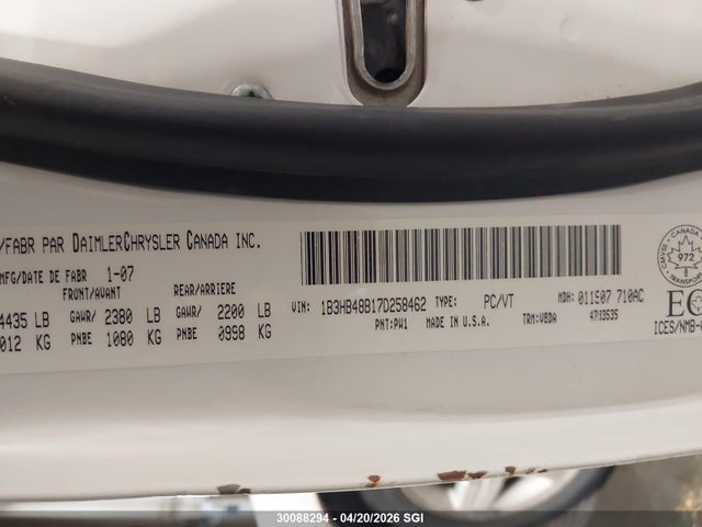 DODGE CALIBER SXT - 9