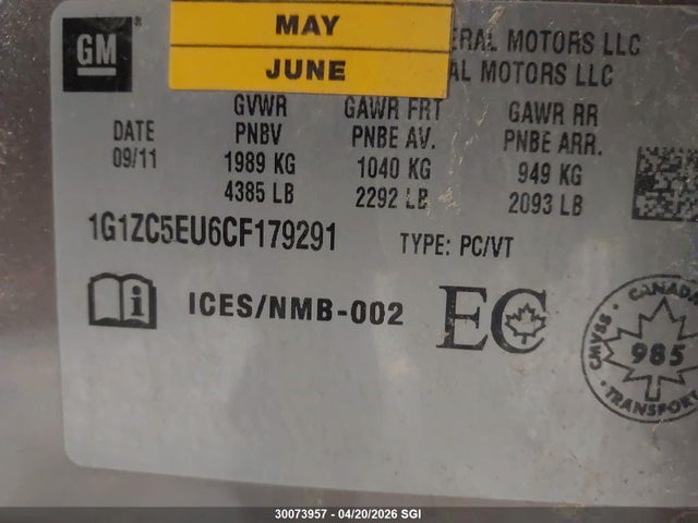 CHEVROLET MALIBU 1LT - 9