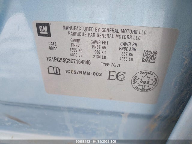 CHEVROLET CRUZE LT - 9