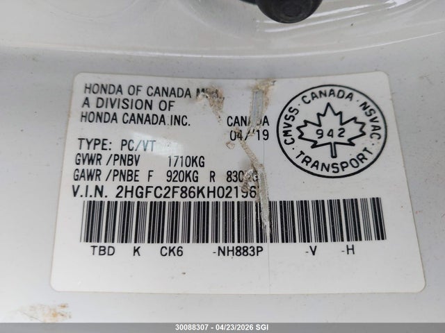 HONDA CIVIC SPORT - 9